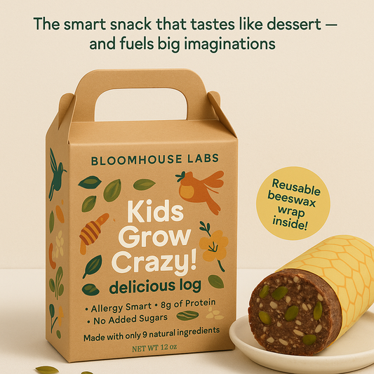 Kids Grow Crazy! delicious log, 12oz