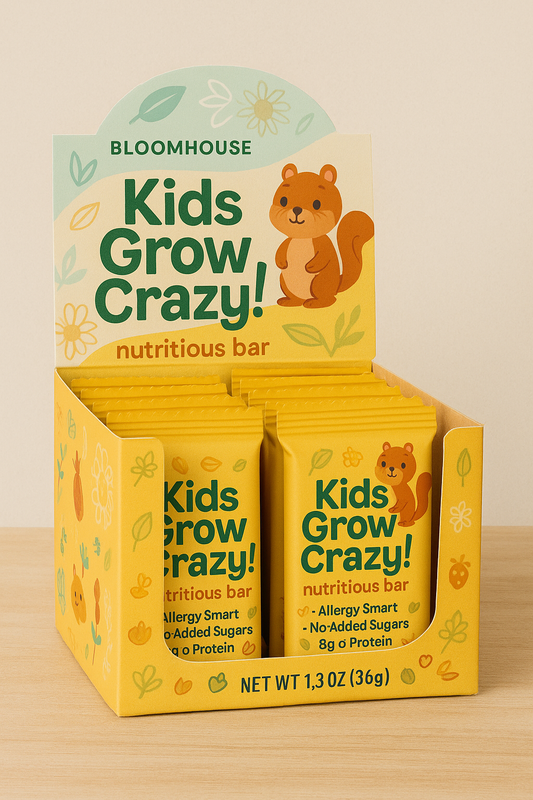 Kids Grow Crazy! nutritious bar, pack of 10